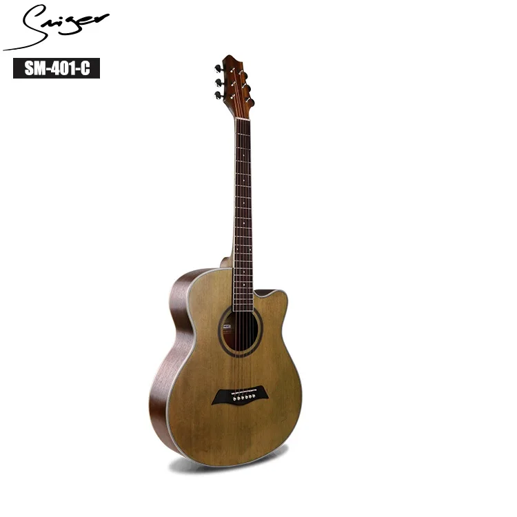 Гитара акустическая электрическая стальная струна Flattop 40 дюймов A Body Guitarra 6 струн