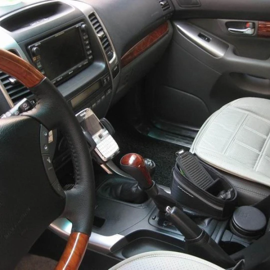 Для Toyota Land Cruiser Prado LC120 2003 2009 аксессуары Luhuezu 2 шт. деревянная цветная