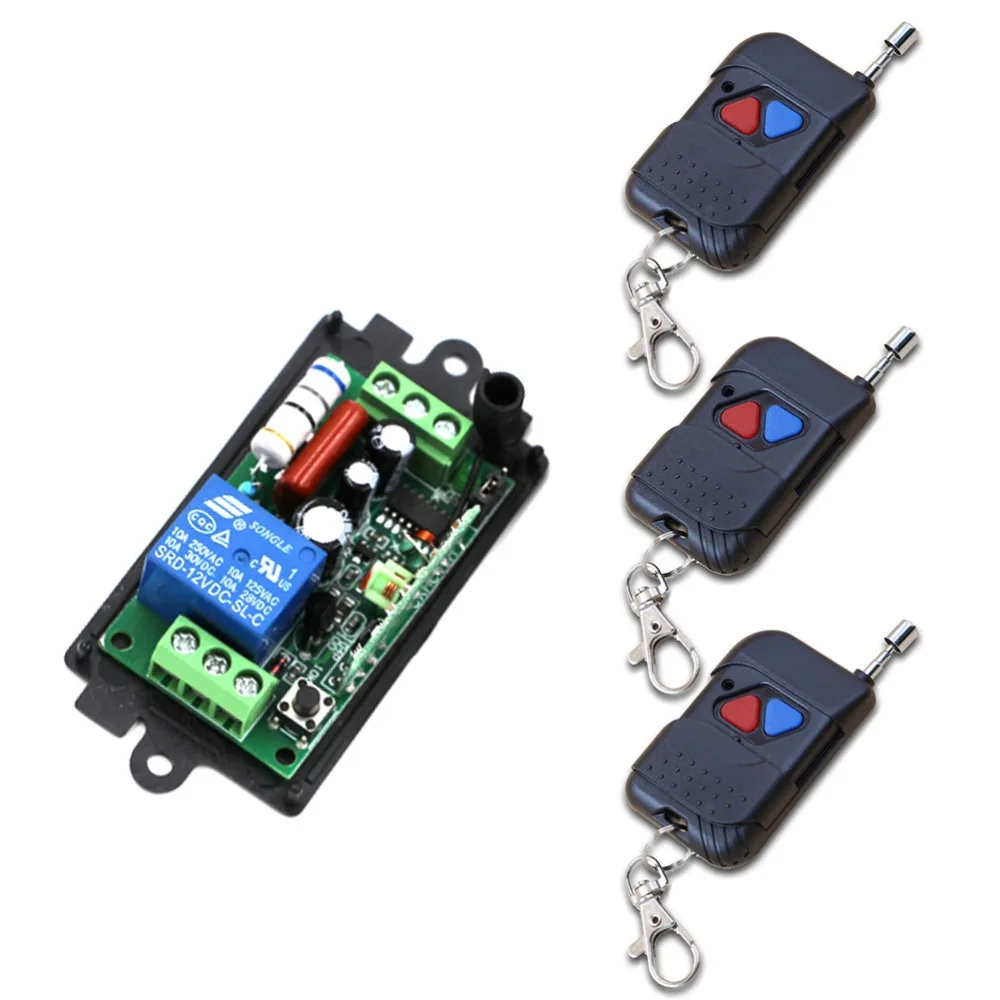 2017 New Design 1CH Radio Controller RF Wireless Relay Remote Control