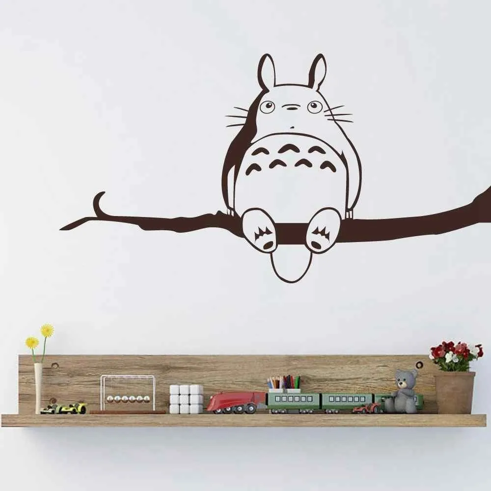 Poomoo Decal Dán Tường, Hàng Xóm Của Tôi Là Totoro Vinyl Decal Dán Tường  Lấy Cảm Hứng Từ Totoro Decal Dán Tường Cho Bé Phòng Ngủ Phòng Chơi|Totoro  Wall Decal|Vinyl Wall Stickerswall