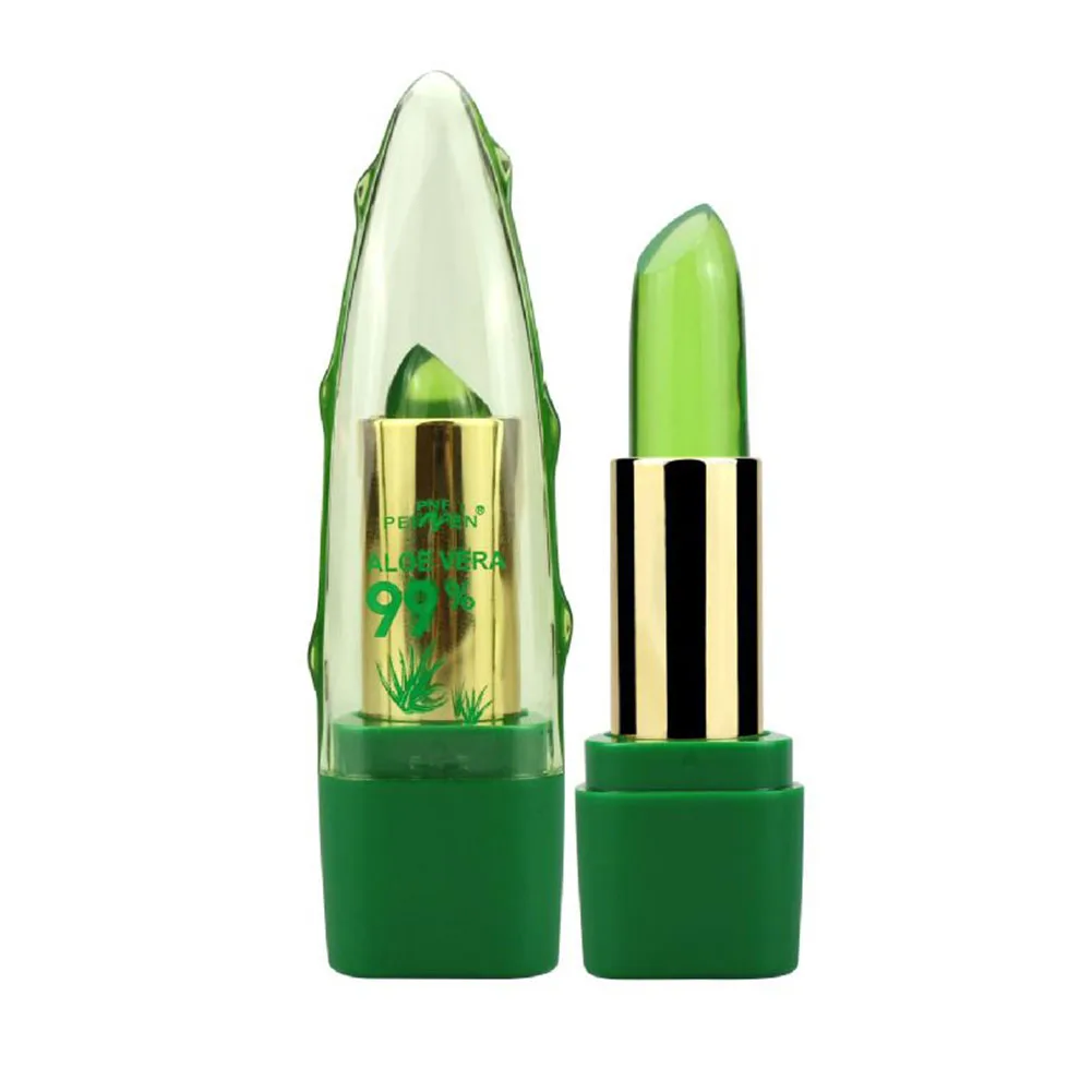 

Lipstick Aloe Vera Cosmetics Portable Change Color Jelly Long Lasting Makeup Nutritious Moisturizing Waterproof