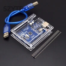 Умная электроника UNO R3 Mega328P CH340G макетная плата для arduino Diy стартовый комплект отправка оболочки для arduino uno