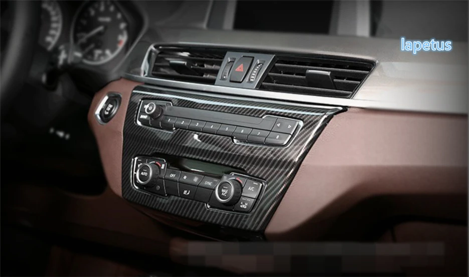 

Lapetus Central Control Air Condition Panel Decoration Frame Cover Trim Fit For BMW X1 F48 2016 2017 2018 2019 Carbon Fiber ABS