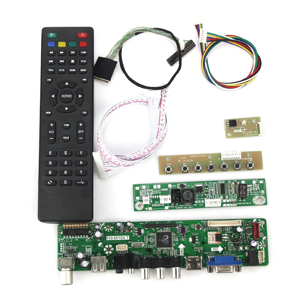 Kit for LP133WX3-TLA5 TV+HDMI+VGA+USB LCD LED screen Controller Driver Board
