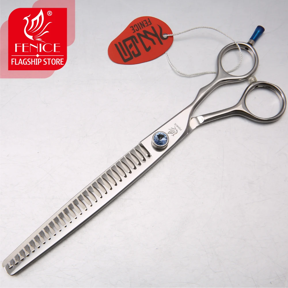 Ножницы для груминга домашних питомцев Fenice JP440c 7 дюймов 8 80%|dog grooming scissors|grooming