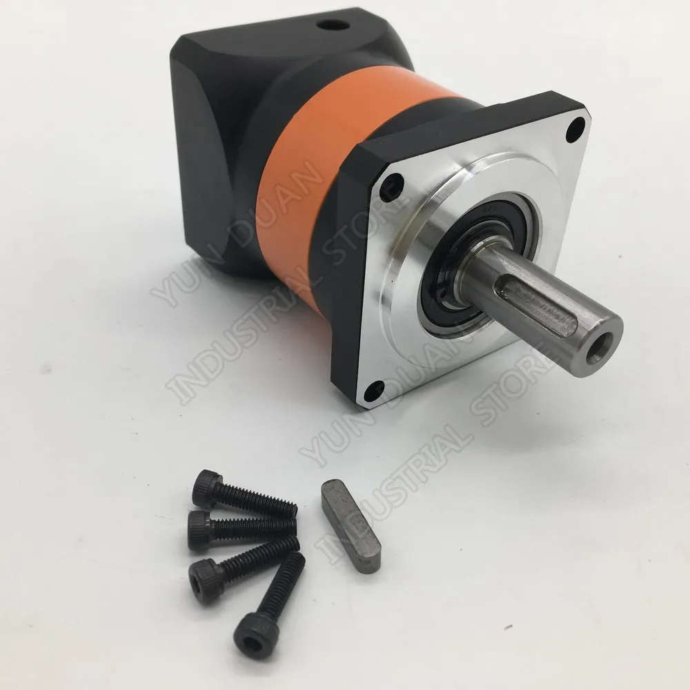 

Gearbox Reducer For Servo Stepper Motor 40:1 Speed Ratio 90mm Flange Planetary Reducer 19MM / 12.7MM 1/2" Input 6000rpm