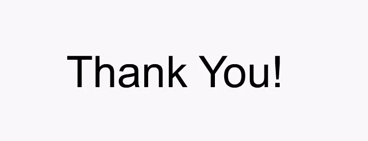 Thank you!