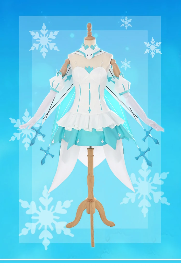 Kiana Kaslana Honkai Impact 3 зимний костюм принцессы для косплея костюмы на Хэллоуин