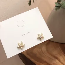 Новинка, японские корейские модные серьги-гвоздики в форме звезды с искусственным жемчугом для женщин и девушек, милые элегантные ювелирные изделия Brincos, подарки