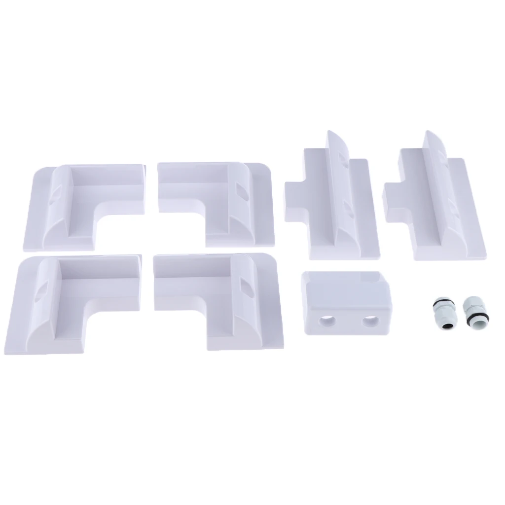 Set of 7 Pack Solar Panel Mounting Bracket Caravan RV Motorhome Boat