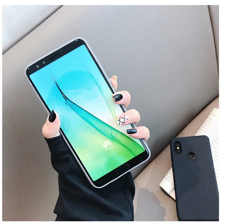 Простой Тонкий матовый песчаник ТПУ мягкий чехол для Xiaomi mi 8 9 se 6 8lite a1 a2 note 2 max2 mi x3 2s play f1 CC9 Тонкий чехол для телефона