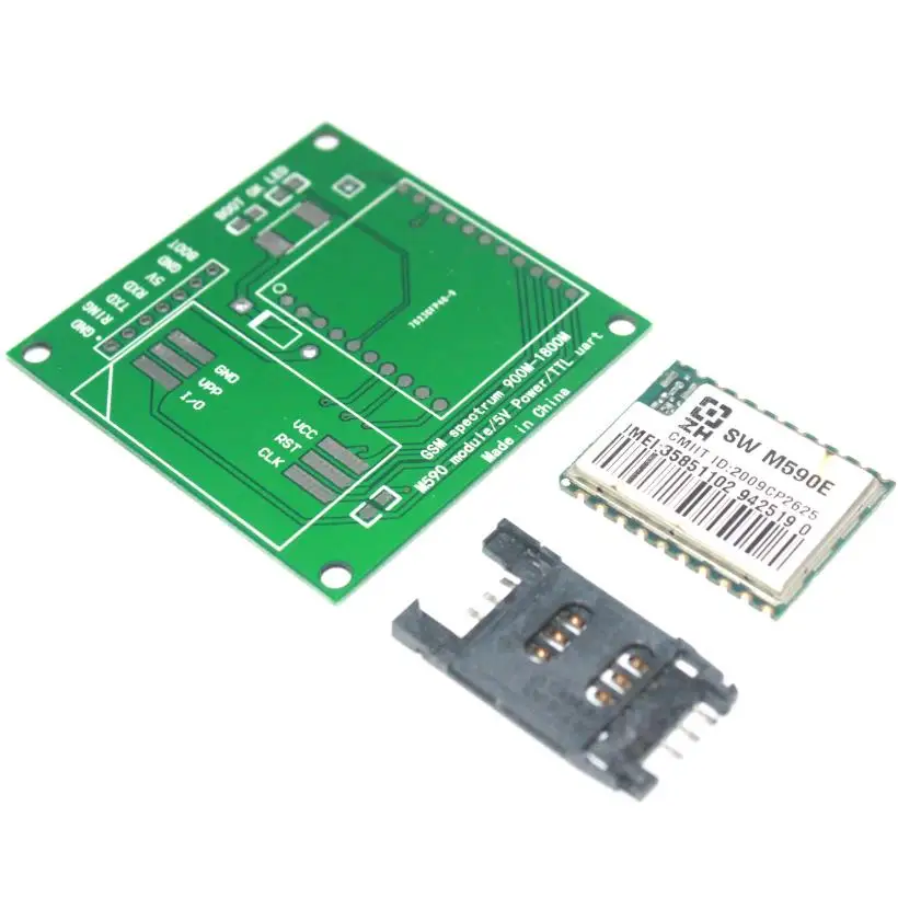 M590E GSM GPRS модуль 900m 1800m sms сообщения Diy наборы M590 процессор MCU тест|diy kit|gprs modulegsm gprs |
