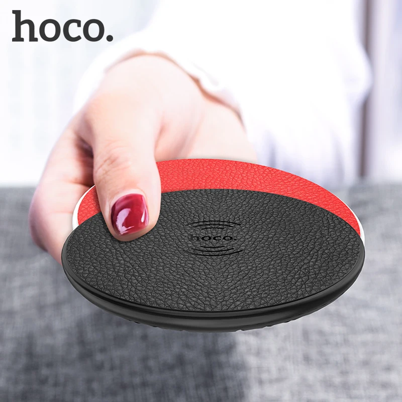 

HOCO Wireless Charger for iPhone 8 X XS XR Qi Wireless Charging Pad for Samsung S8 S9 Huawei Mate 20 Pro Wireless Phone Charger