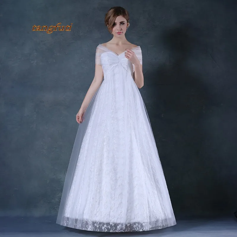 Lace Wedding Dresses A Line Country Western Plus Size