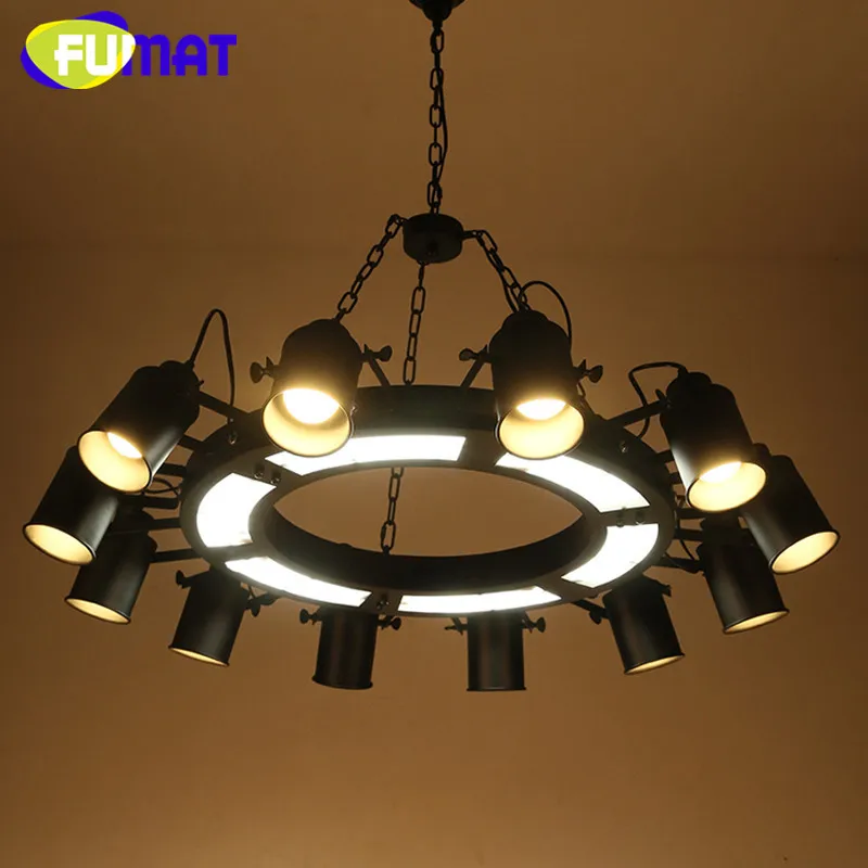 

Loft Chandeliers Modern North European Village Living Room Telescopic Iron Haning Lamp European Simple Restaurant Chandelier