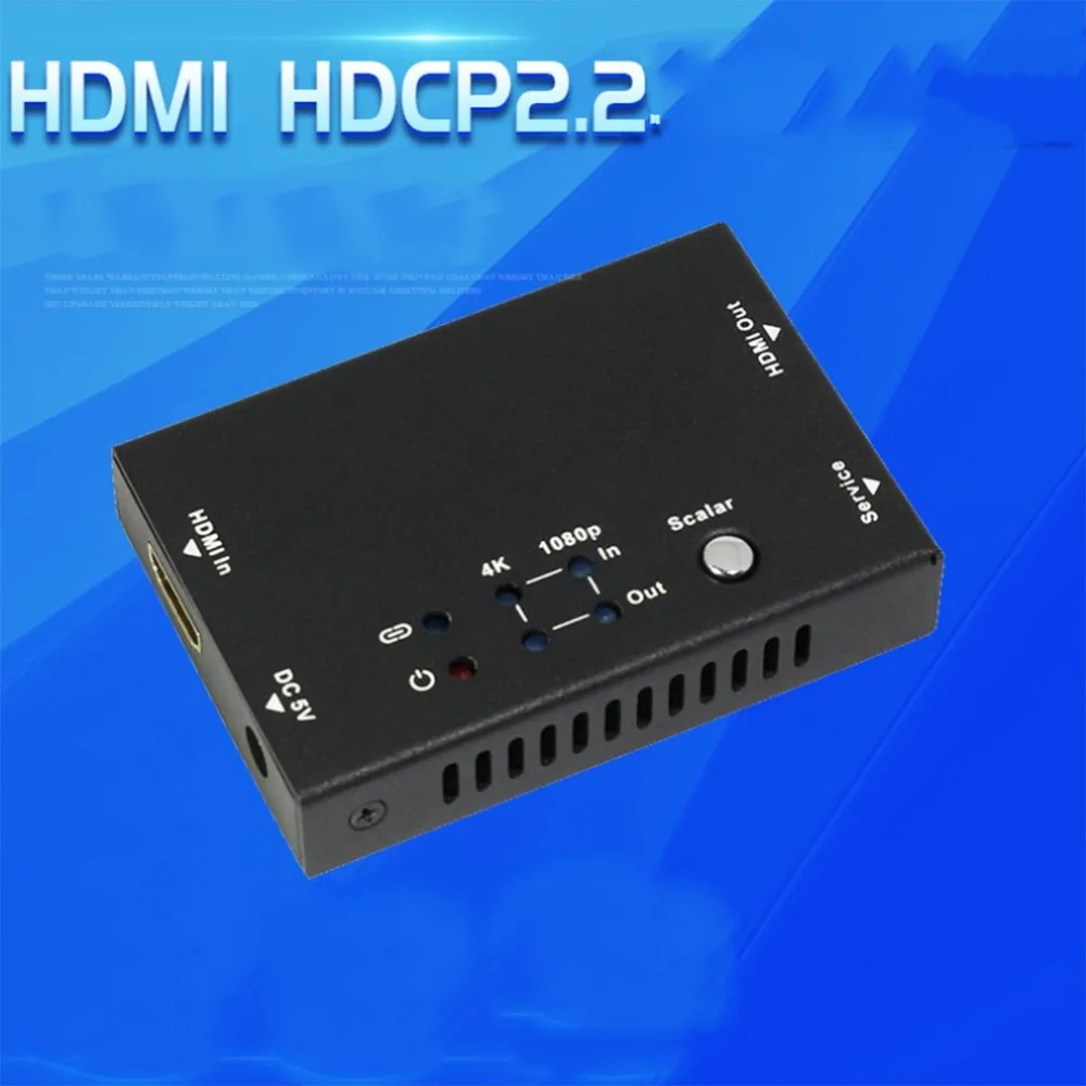 

HDCP Converter 4K to 1080P UHD HDMI 2.0 HDCP 2.2 to HDCP 1.4 Converter Adapter Supports 4K2K 60HZ HDMI Adapter