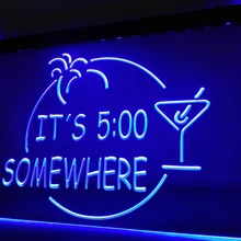 LB090-его 500 где-то Маргарита неоновая панель свет Знак Домашний Декор ремесла