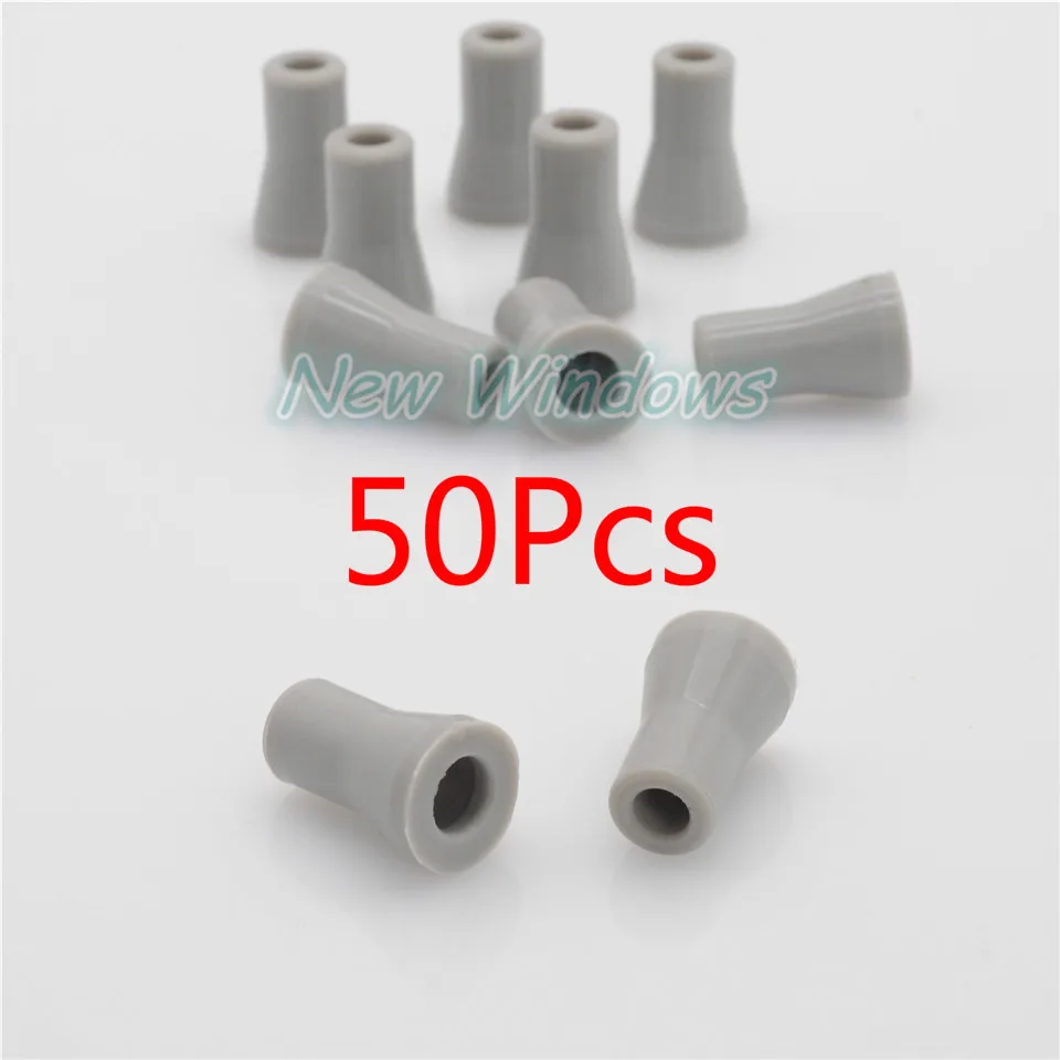 New Dental 50Pcs SE Saliva Ejector Replacement Rubber Valve Snap Tip Adapterin Teeth Whitening