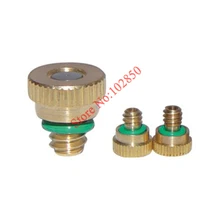 20 шт./лот латунь сопла. orifice 0.3 мм, 3/16 латунь запотевание сопла, низкого давления Сопла Туман охлаждения