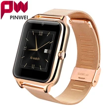 PINWEI Bluetooth Smart Watch 2G Internet NFC Wristwatch Support SIM Card Wearable Devices SmartWatch for Apple