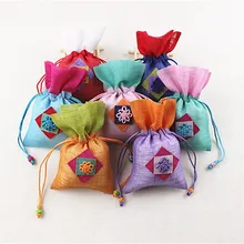 Best Offers 10x15cm Drawstring Gifts Bags Korean Version Multicolor Stitching Perfume Jewelry Pouches Chinese Knot Style Bag Pouch 30pcs/lot Best Offers 10x15cm Drawstring Gifts Bags Korean Version Multicolor Stitching Perfume Jewelry Pouches Chinese Knot Style Bag Pouch 30pcs/lot