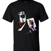 2020 Joker Heath Ledger Vintage Batman 2 hombres algodón camiseta hombres camisetas Tops camisetas ropa de marca mma pp deportes