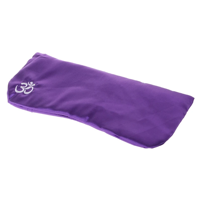 Подушка для глаз, для йоги, шелковая, семена кассии, лаванда, массажная релаксационная маска, ароматерапия, высокое качество, HiEye, подушка - Цвет: Фиолетовый
