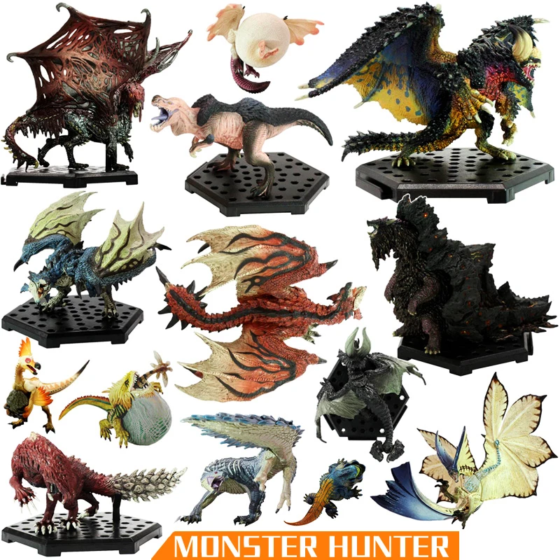 

41pcs Japan Anime Monster Hunter Xx Figure Pvc Models Hot Dragon Action Figure Decoration Toy Model Collection Children Toy Gift