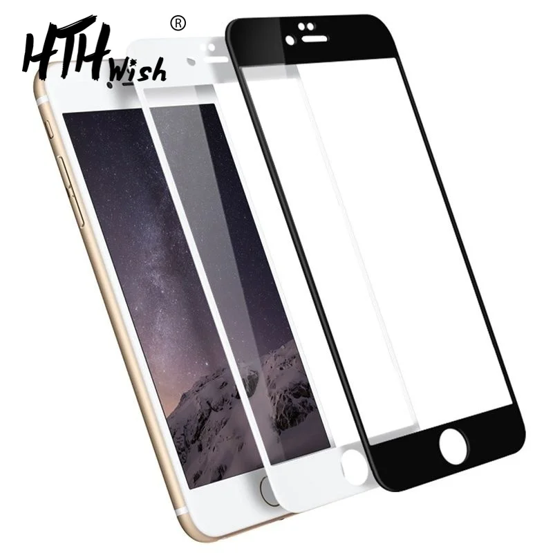 

Curved Edge Full Cover Tempered Glass On The For iPhone 6 7 6S 8 Plus Screen Protective Glass For iPhone XR X XS Max 8plus Glass