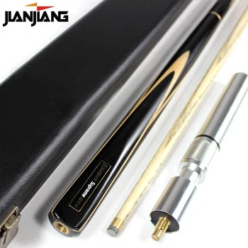 

JIANJIANG Snooker Stick Cue 3/4 Piece Cue With Case with Extension Billiard Stick 9.8mm Tip Billiard Cues Ash Snooker Stick