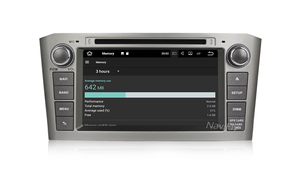 Flash Deal NaviFly PX3 2G RAM 7"2 din Android 7.1.1 car radio dvd player for Toyota Avensis t27 2003-2008 WIFI BT RDS GPS 8