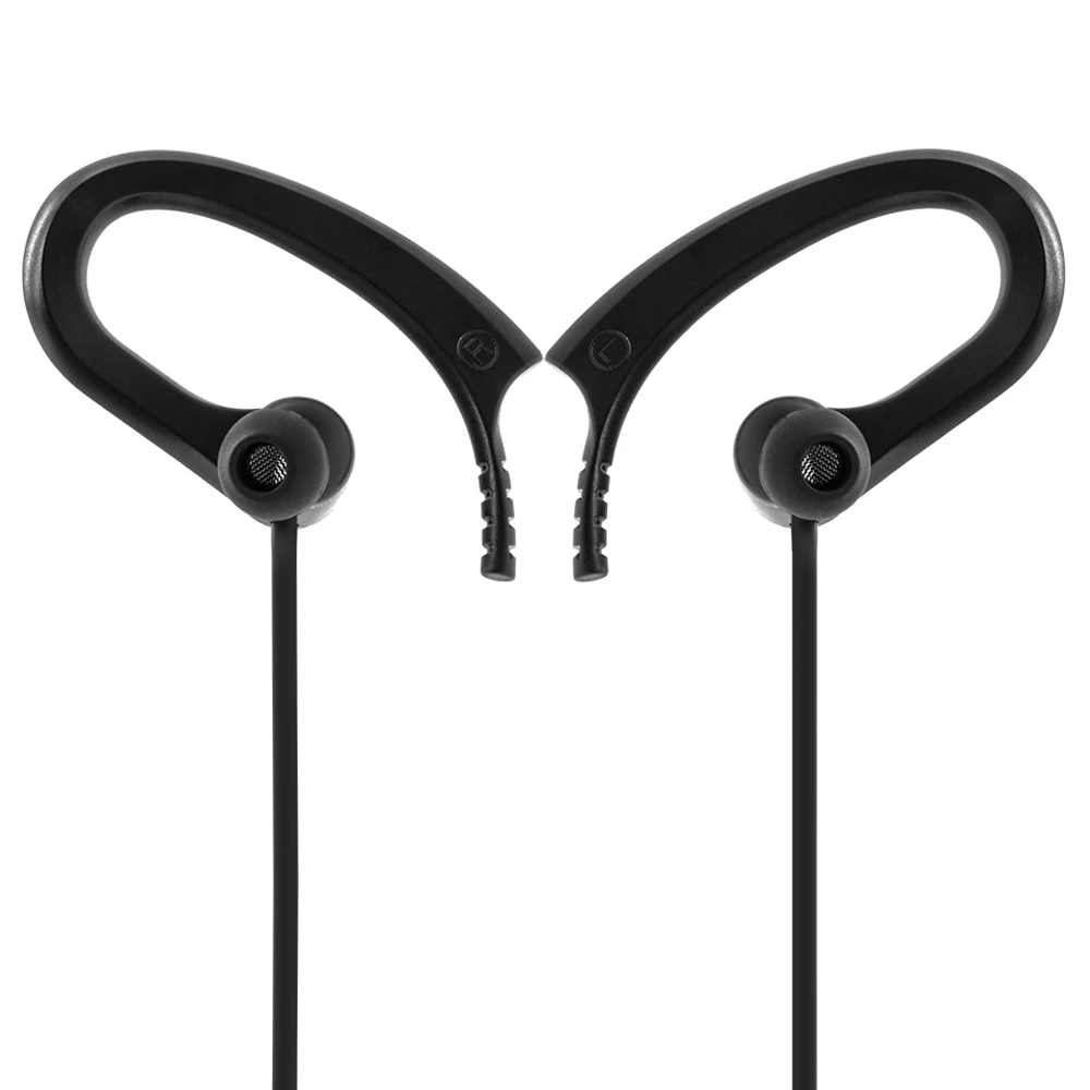 

Classic Black Wireless Earphone Ear Hook Bluetooth Earphone Hi-Fi Stereo Sound Sport Earphone Sweatproof Gym Earphone.