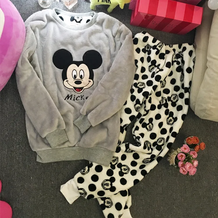 2017 новые зимние утолщенные милые Спальные пижамы из кораллового флиса с совой