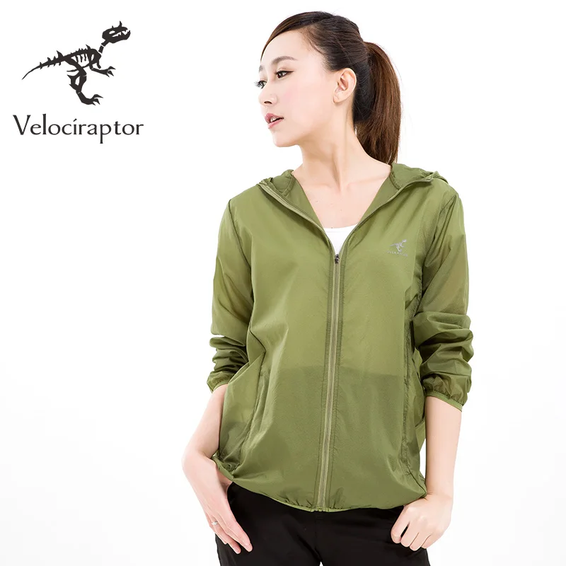 

Velraptor Women's Summer Thin Light Sun-Proof hoodie Outwear UV-protection Sweatshirts Sport Cloths Cycling Fishing Hiking