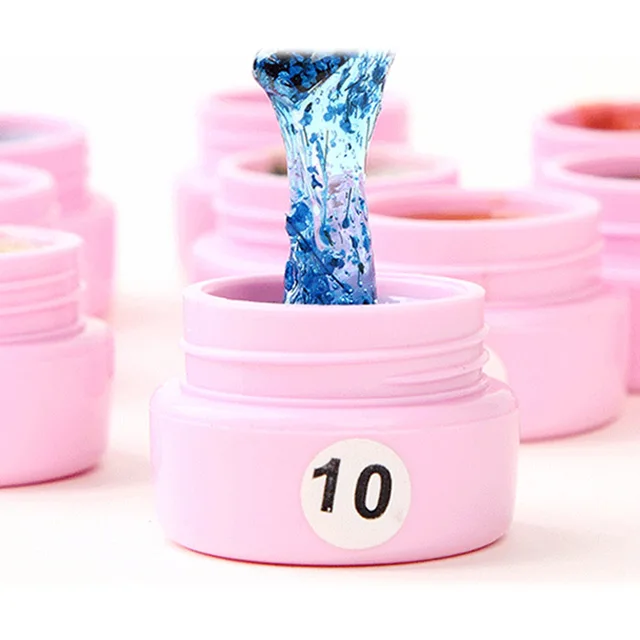 Buy 8ml Flower Fairy Gel Floral Soak Off UV Gel 12