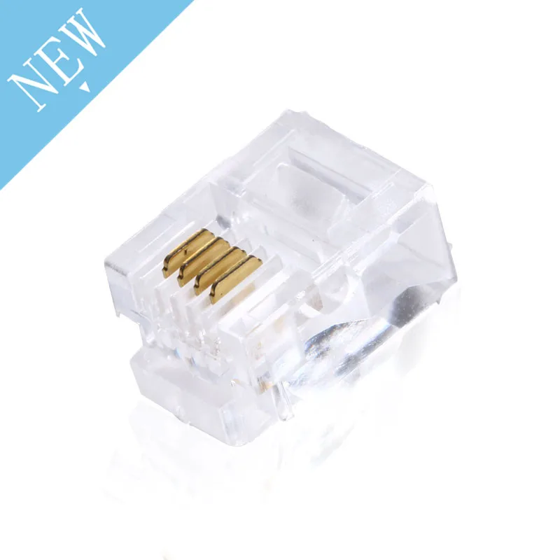 Сетевой модульный разъем Cat5 CAT5e 6 контактов 10 шт.|Компьютерные кабели и разъемы| |