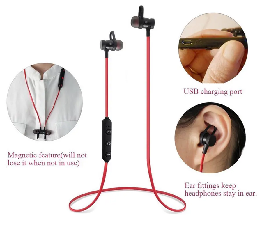 Bluetooth earphones headphones headset (3)