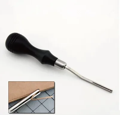 

Hot American cutting edge trimmer leather handle chamfer trimmer tool wooden handle cutting leather edge
