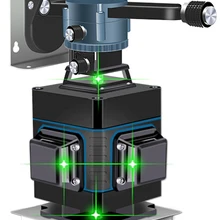 16 линия 3D зеленый лазерный уровень Nivel лазер 360 Graus лазерный уровень профессиональные лазеры Livella для профессиональных строительных инструментов