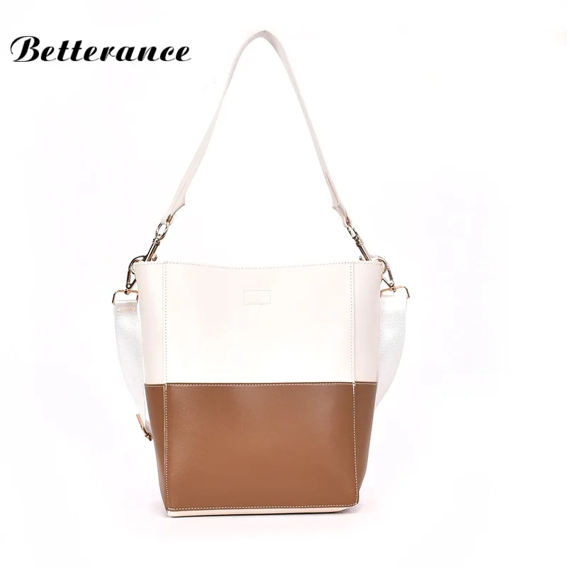 

Betterance pu shoulde bags for women 2018 Women Messenger Bags Bucket Crossbody Bag Handbag bolsa feminina