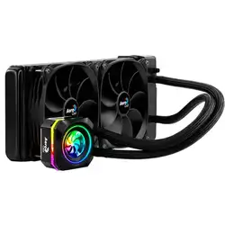 Низкий клиренс шланг Хладагент Системы RGB Aerocool Пресс L240 процессоров Intel и AMD