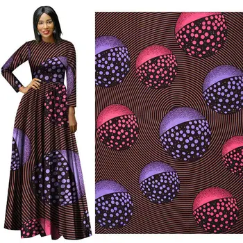 

Galaxy ! Autumn and winter new national Wind all polyester batik printed cloth dress clothing Fabric african wax cotton fabric