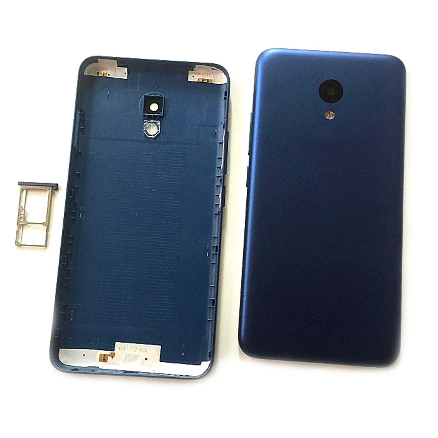 

New Battery Door Back Cover Housing Case For MEIZU M5 5.2 Inch With Antenna+Power Volume Buttons+SIM Card Tray