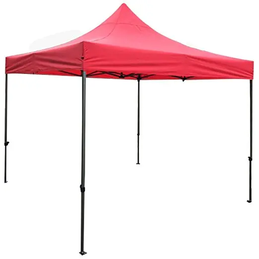 

DANCHEL Steel Commercial Folding Tent 2X2 Meters 6*6 Feets Canopy Tent, blue or red for choice
