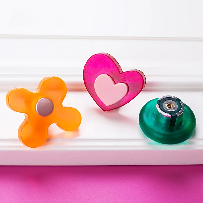 Cute Knobs and Handles Children Colorful Cartoon Furniture Handle Plastic Door Knob Kids Drawer Pulls Cabinet Safe|plastic door knobs|door knobhandle
