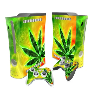 

Vinyl Decal Skin Sticker for Microsoft Xbox 360 Console + 2 Controllers Skin Cover