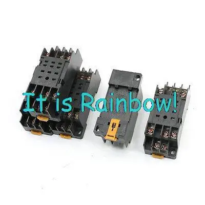 

Free Shipping 5 Pcs 35mm DIN Rail Mount 11P Power Relay Socket Base for MY3NJ H3Y-2