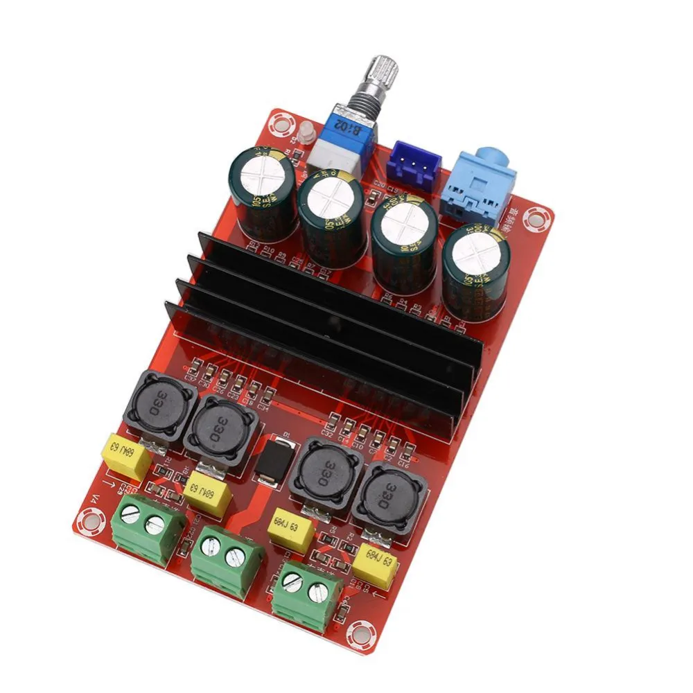 2x100W TPA3116D2 dual channel 2(left and right) Channel Digital Audio Amplifier Board 12/24V