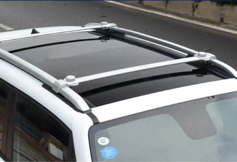 

JIOYNG Car Roof Rack baggage luggage Cross Bar For 15-18 JEEP Renegade 2015 2016 2017 2018 (Black,Silver) BY EMS With Lock