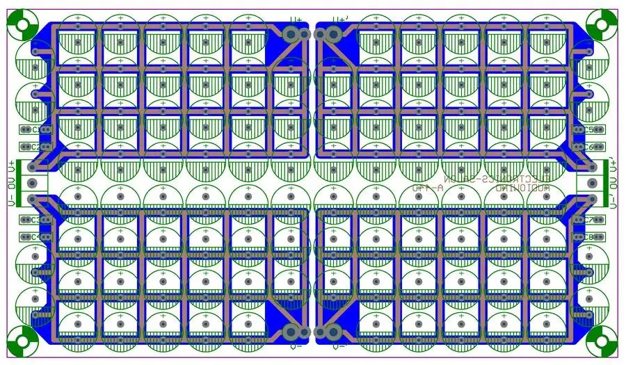 Модуль конденсаторов мкФ 100000 доска, для обновления аудио предусилителя или мощность AMP